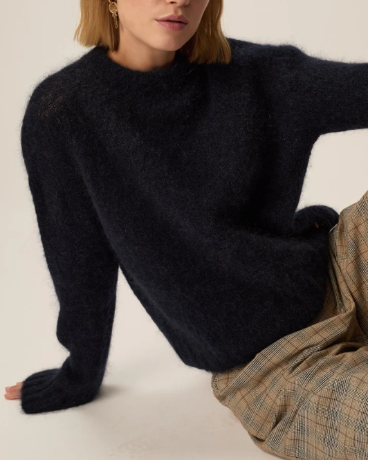 PULL BLOOM MARINE ~ DES PETITS HAUTS