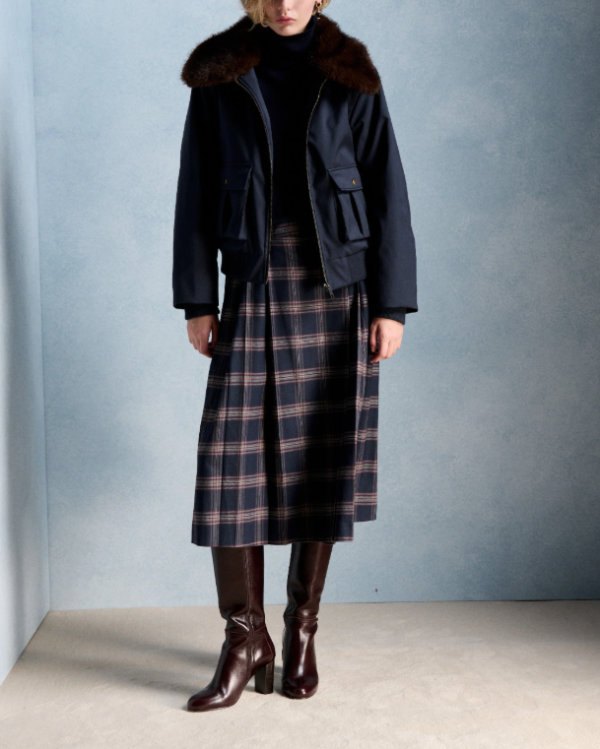 VESTE TEDDY MARINE ~ PETITE MENDIGOTE