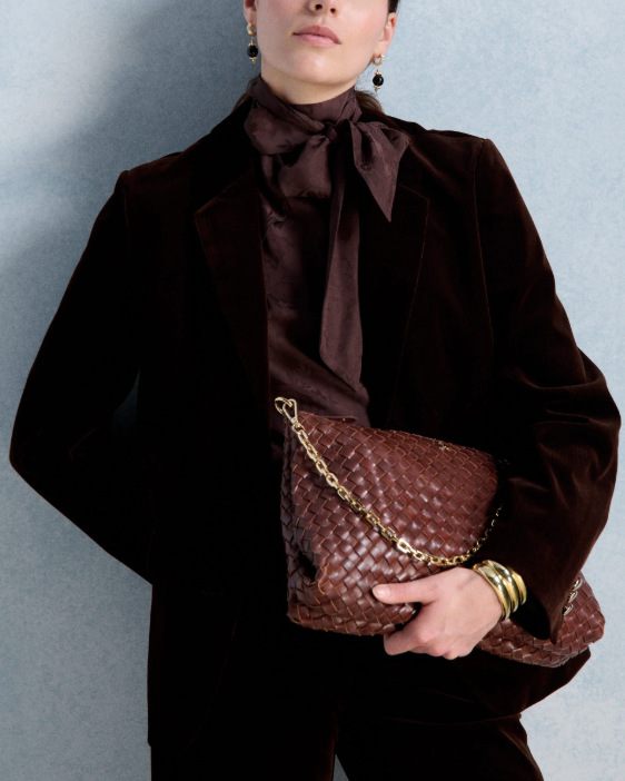VESTE OLIVIA VELOURS CHOCOLAT ~ PETITE MENDIGOTE