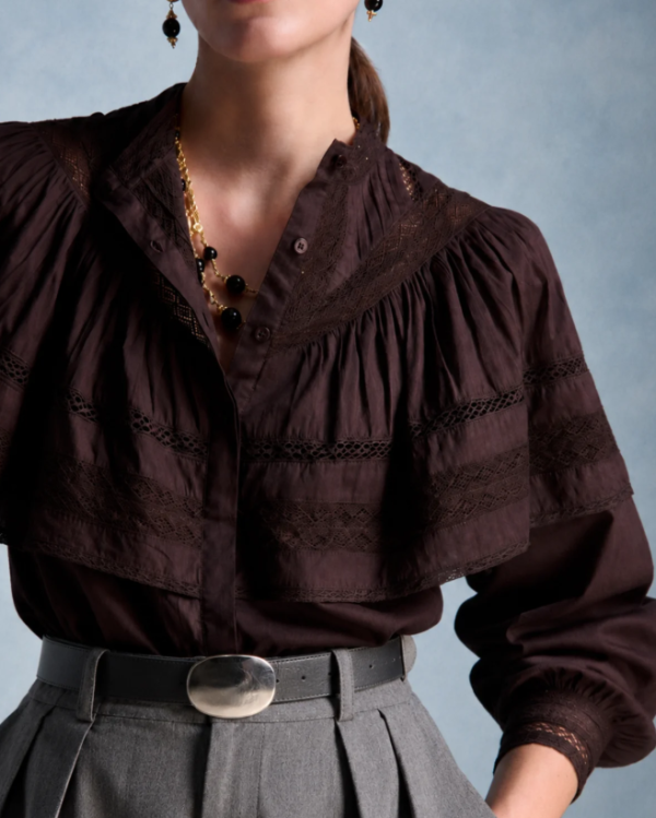 TOP MILADY CHOCOLAT ~ PETITE MENDIGOTE