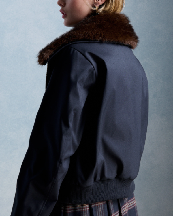 VESTE TEDDY MARINE ~ PETITE MENDIGOTE