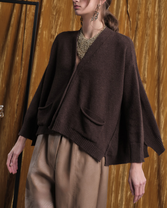 GILET C04 ESPRESSO ~ FLOOR
