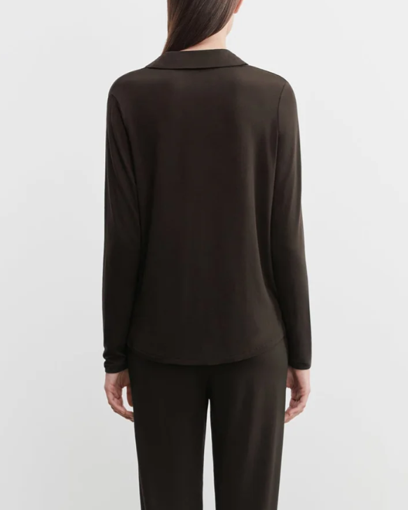 CHEMISE FCH064 CHOCOLATE MOUSSE ~ MAJESTIC FILATURES