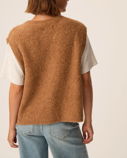 GILET ACHILLE CHAMOIS ~ DES PETITS HAUTS