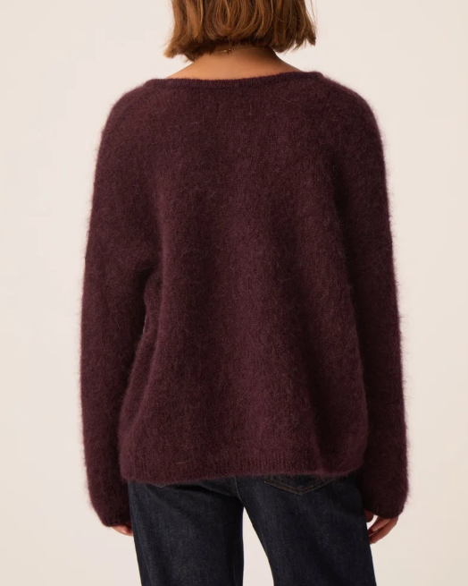GILET BEA PRUNE ~ DES PETITS HAUTS