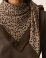 FOULARD  NINETTE MÉLODIE ALGUE ~ DES PETITS HAUTS