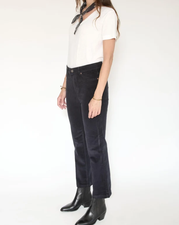 PANTALON THE LINDA VELVET BLACK ~ MKT