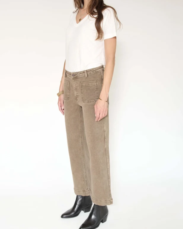 JEAN THE FRIDA PACIFIC DRILL KAKI ~ MKT