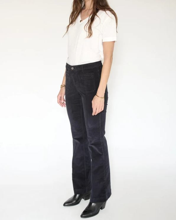 PANTALON THE DIANA VELVET BLACK ~ MKT