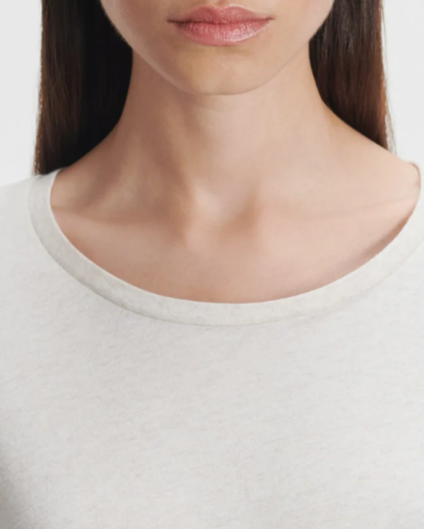 T-SHIRT FTS037 IVOIRE CHINÉ ~ MAJESTIC FILATURES
