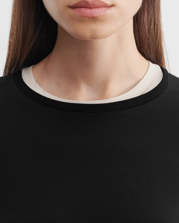 T-SHIRT FTS037 NOIR ~ MAJESTIC FILATURES