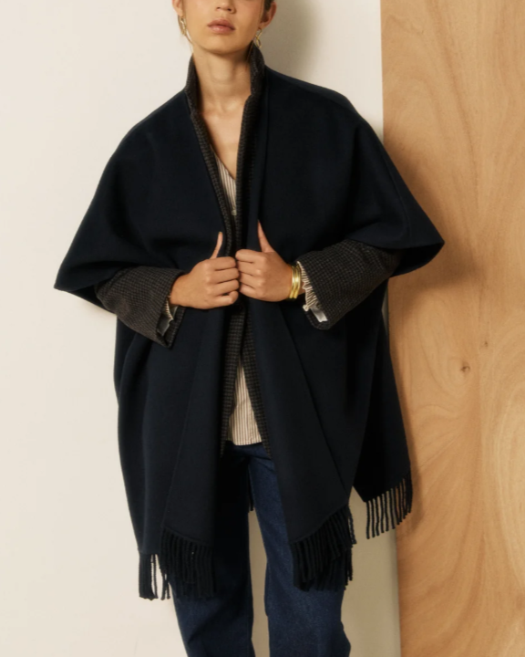 VESTE VIRGINIE NAVY ~ HARTFORD