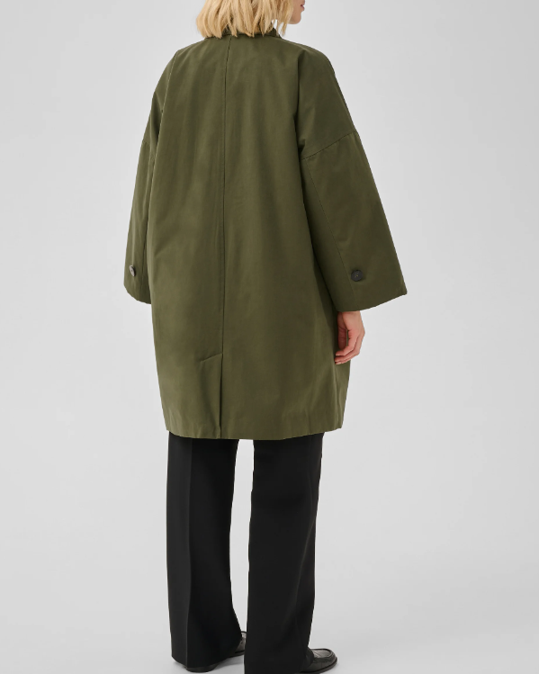 VESTE LYON OVERSIZE OLIVE NIGHT ~ MY ESSENTIAL WARDROBE