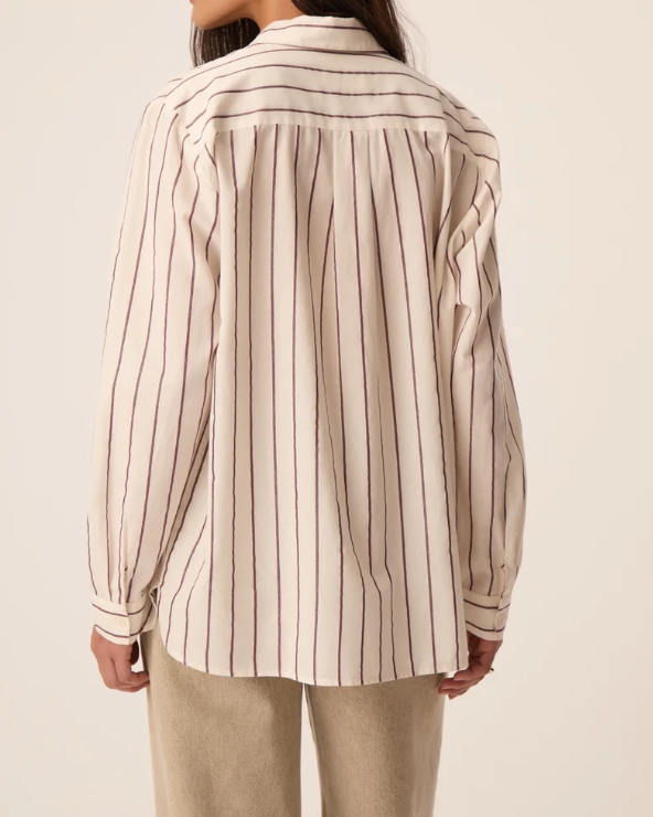 CHEMISE TINETTE LOUISIANA PRUNE ~ DES PETITS HAUTS