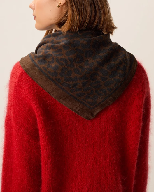 FOULARD NEON LÉOPARD ~ DES PETITS HAUTS