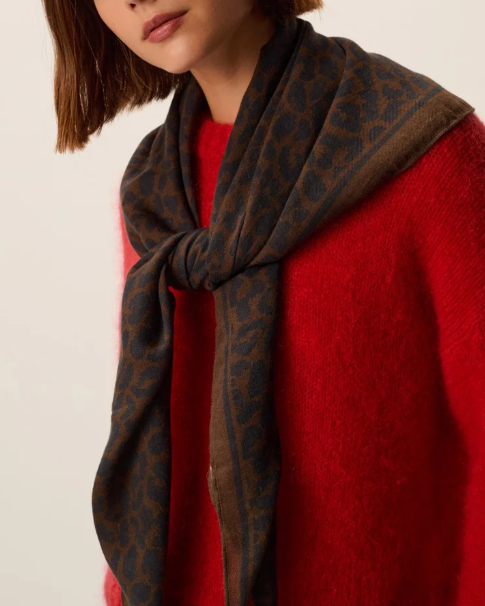 FOULARD NEON LÉOPARD ~ DES PETITS HAUTS