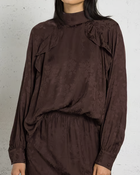 TOP TITO FLEUR CHOCOLAT ~ PETITE MENDIGOTE