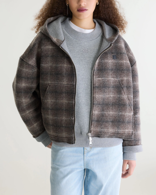 SWEAT FANNEL CHECK A ~ BELLEROSE
