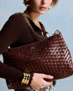 SAC SERION XL TRESSÉ BRUN ~ PETITE MENDIGOTE