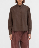 BLOUSE HANNIE COFFEE ~ PROJECT AJ117