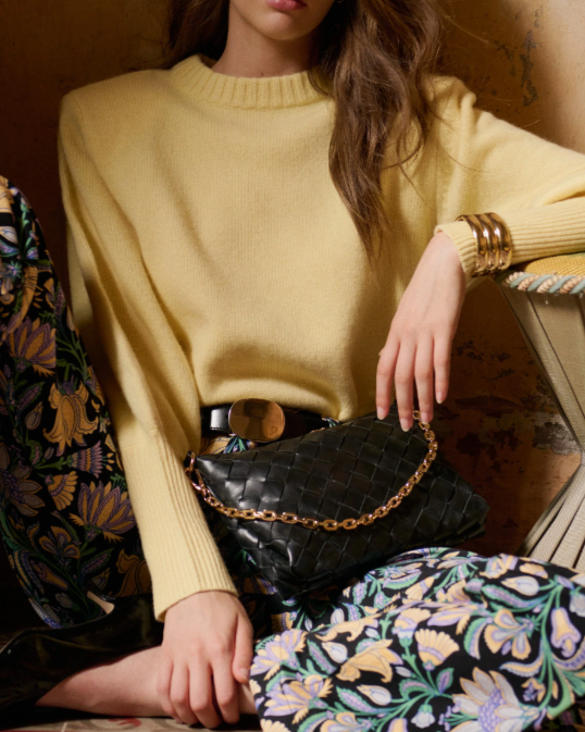 SAC SERION PETIT TRESSÉ NOIR ~ PETITE MENDIGOTE
