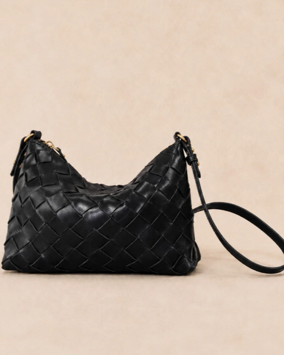 SAC VIOLETTE SERION PETIT TRESSÉ NOIR ~ PETITE MENDIGOTE