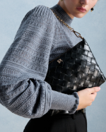 SAC VIOLETTE SERION PETIT TRESSÉ NOIR ~ PETITE MENDIGOTE