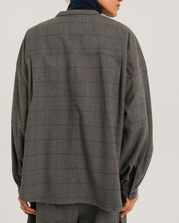 BLOUSE DOHA GREY ~ TINSELS