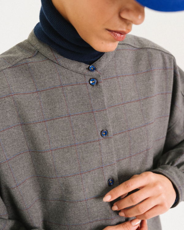 BLOUSE DOHA GREY ~ TINSELS