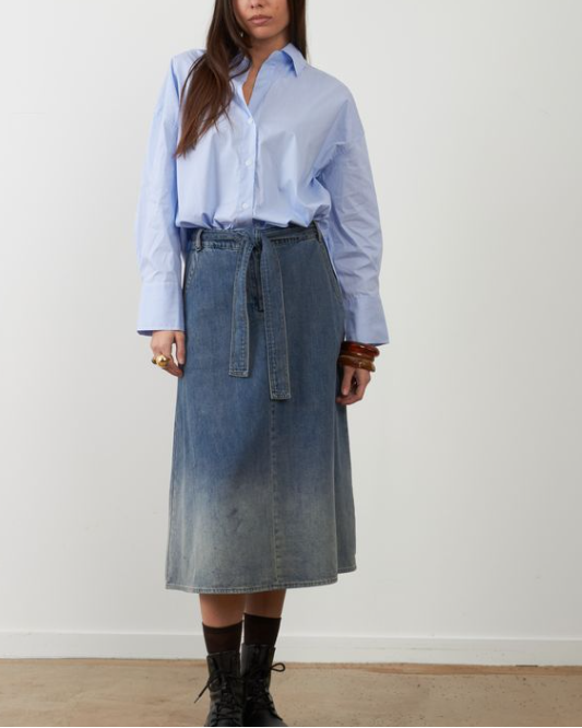 CHEMISE DANNY RAYURES BLEUES ~ ORFEO