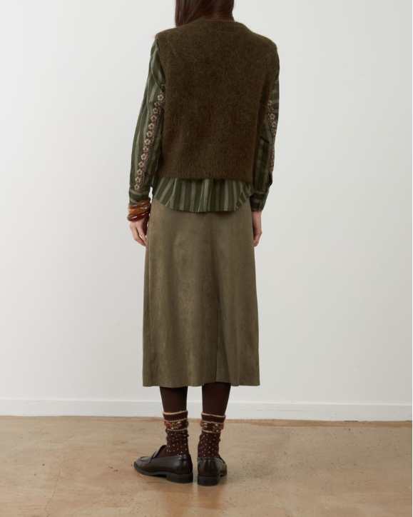 PULL MIRTA KAKI ~ ORFEO