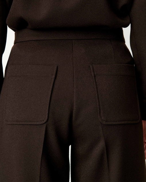 PANTALON ALBERWOOL EBENE ~ SESSUN