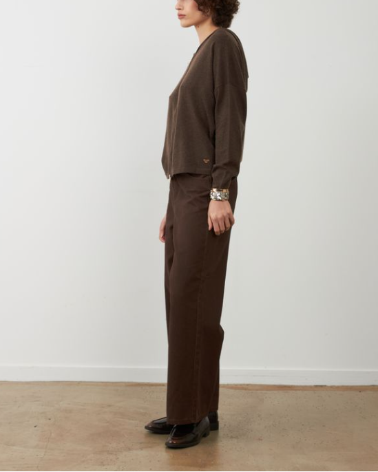 GILET MARGAUX TAUPE ~ ORFEO