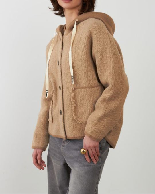 GILET BRISEIS CAMEL ~ ORFEO