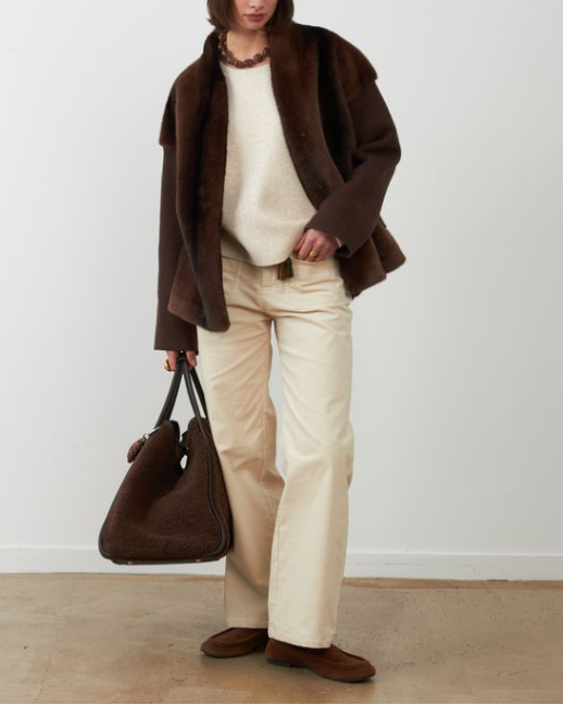 VESTE YANA CHOCOLAT ~ ORFEO