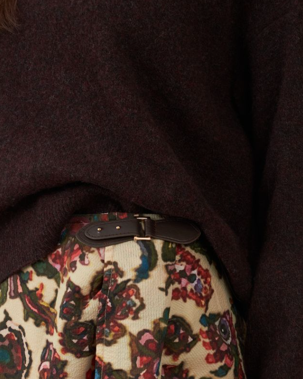 PULL NATHANIELLE BURGUNDY ~ ORFEO