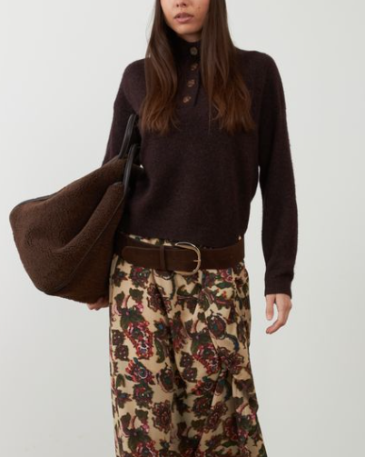 PULL NATHANIELLE BURGUNDY ~ ORFEO