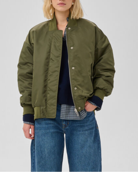 BOMBER HELGA OLIVE NIGHT ~ MY ESSENTIAL WARDROBE