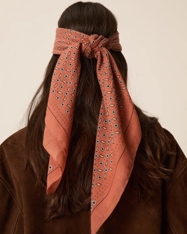 FOULARD NAMIBIE CRAVATE BLUSH ~ DES PETITS HA