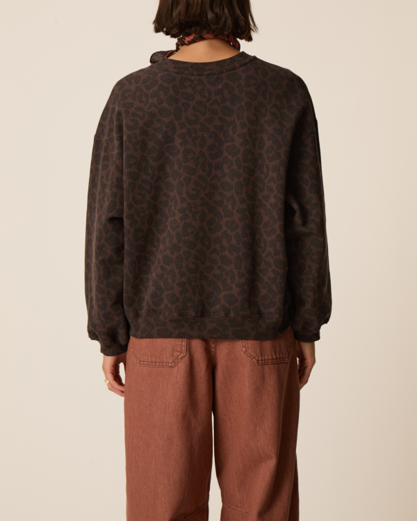 SWEAT JACINTHE LÉOPARD ~ DES PETITS HAUTS