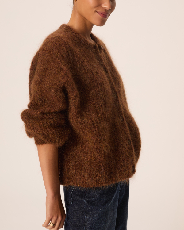 GILET ALMA COGNAC CHINE ~ DES PETITS HAUTS