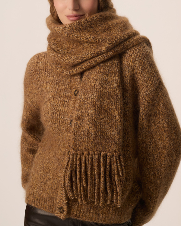 ÉCHARPE AMANDINE BOIS ~ DES PETITS HAUTS