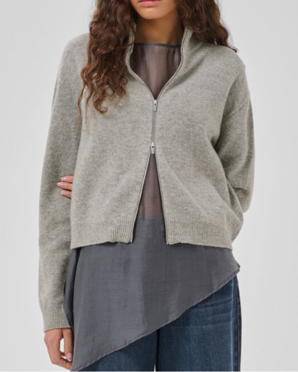 GILET TRACY GRIS CLAIR CHINÉ ~ MY ESSENTIAL WARDROBE
