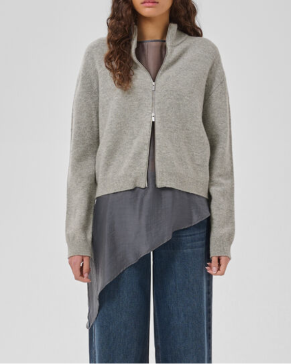 GILET TRACY GRIS CLAIR CHINÉ ~ MY ESSENTIAL WARDROBE