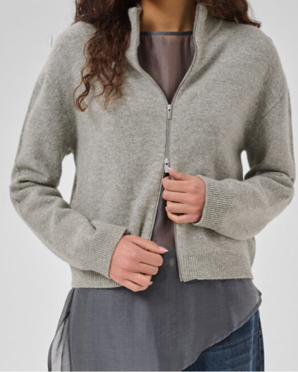 GILET TRACY GRIS CLAIR CHINÉ ~ MY ESSENTIAL WARDROBE