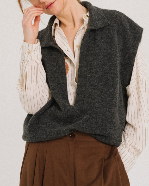 PULL UXUE ANTHRACITE ~ TINSELS