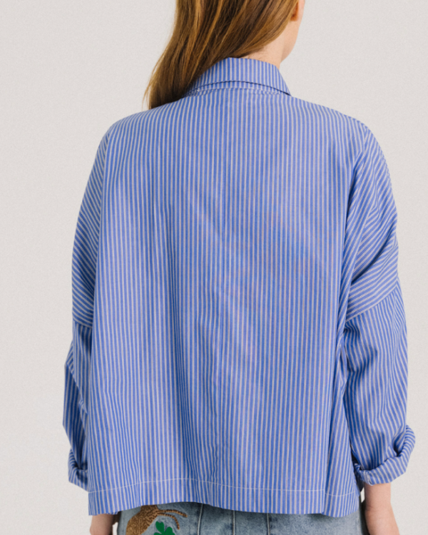 CHEMISE WOOD INDIGO ~ TINSELS