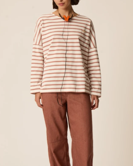 SWEAT FILLY ÉCRU/BLUSH ~ DES PETITS HAUTS