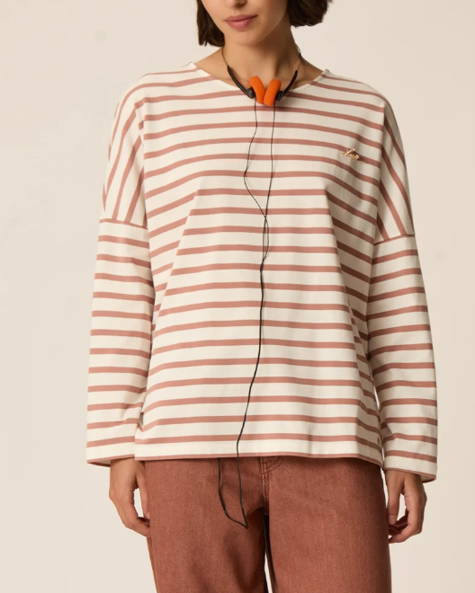 SWEAT FILLY ÉCRU/BLUSH ~ DES PETITS HAUTS
