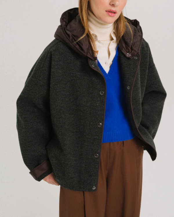 BLOUSON FRIENDS ANTHRACITE ~ TINSELS
